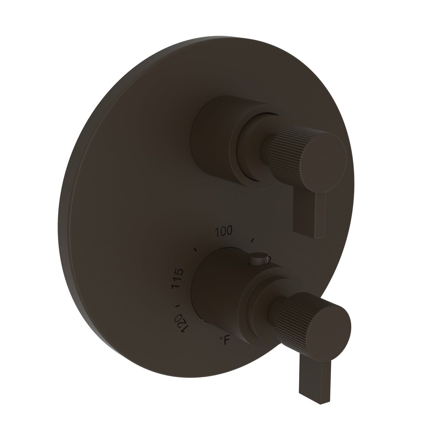 Newport Brass 3-3233TR Pardees 1/2" Round Thermostatic Trim Plate with Handle