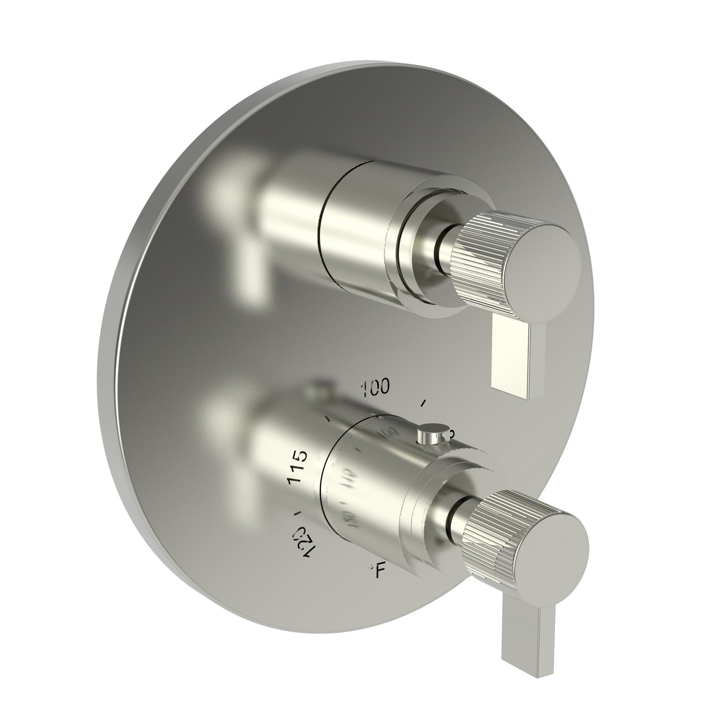Newport Brass 3-3233TR Pardees 1/2" Round Thermostatic Trim Plate with Handle