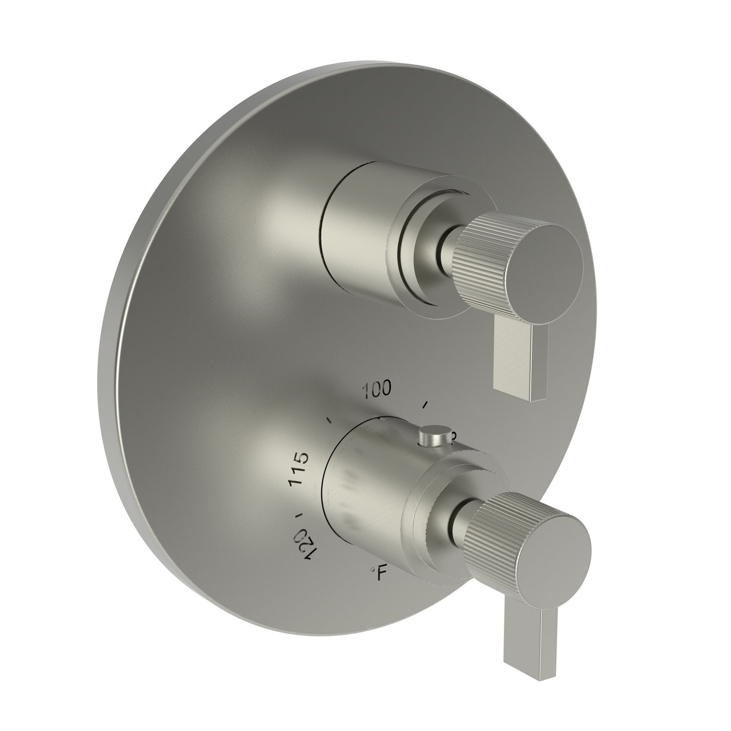 Newport Brass 3-3233TR Pardees 1/2" Round Thermostatic Trim Plate with Handle