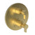 Newport Brass 3-3233TR Pardees 1/2" Round Thermostatic Trim Plate with Handle
