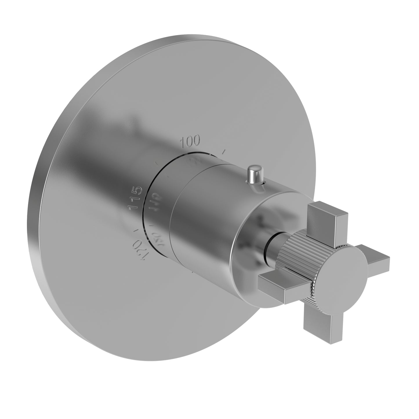 Newport Brass 3-3244TR Pardees 3/4" Round Thermostatic Trim Plate with Handle