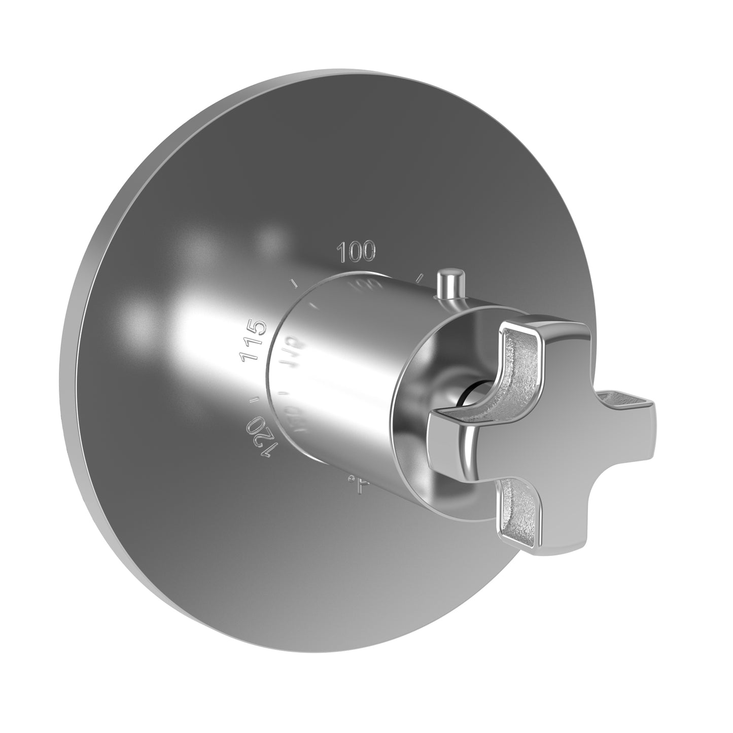 Newport Brass 3-3284TR Griffey 3/4" Round Thermostatic Trim Plate with Handle
