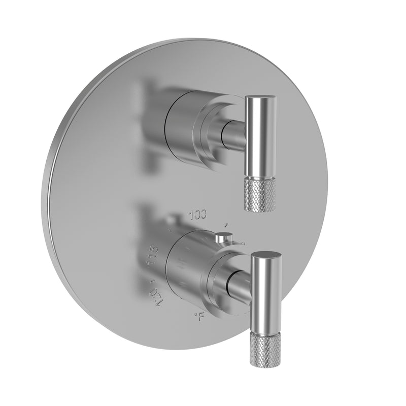 Newport Brass 3-3293TR Muncy 1/2" Round Thermostatic Trim Plate With Handle
