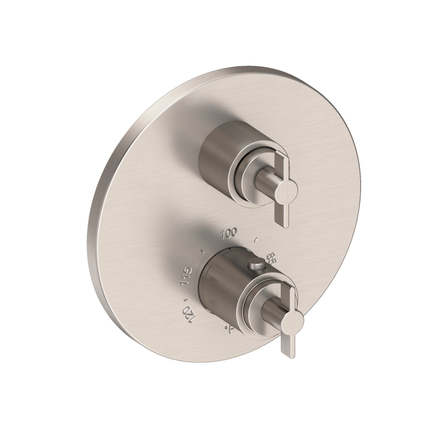 Newport Brass 3-3323TR Tolmin 1/2" Round Thermostatic Trim Plate with Handle