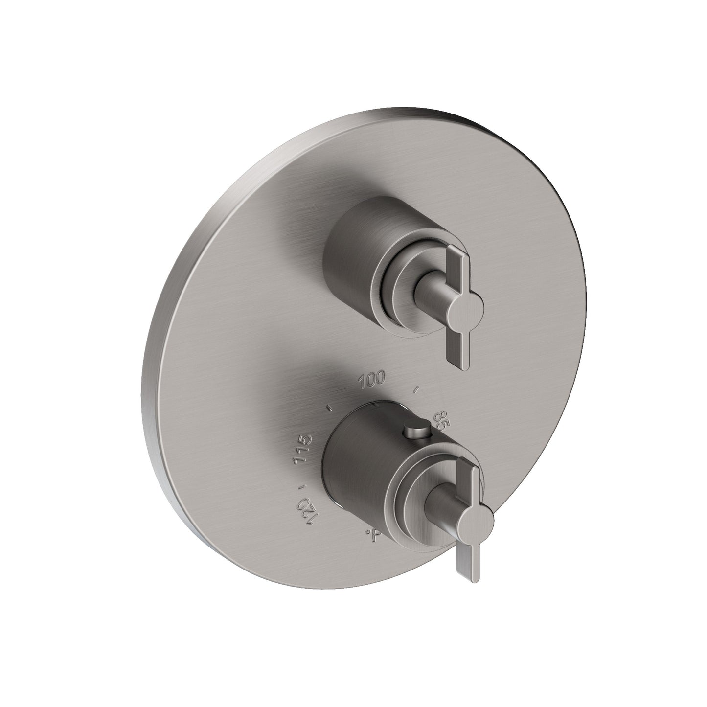 Newport Brass 3-3323TR Tolmin 1/2" Round Thermostatic Trim Plate with Handle