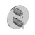 Newport Brass 3-3323TR Tolmin 1/2" Round Thermostatic Trim Plate with Handle