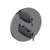 Newport Brass 3-3323TR Tolmin 1/2" Round Thermostatic Trim Plate with Handle