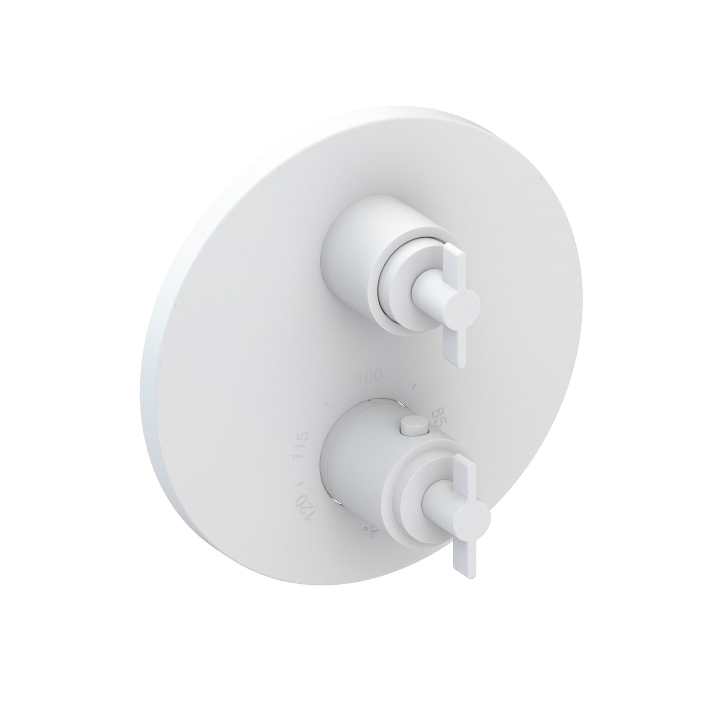 Newport Brass 3-3323TR Tolmin 1/2" Round Thermostatic Trim Plate with Handle