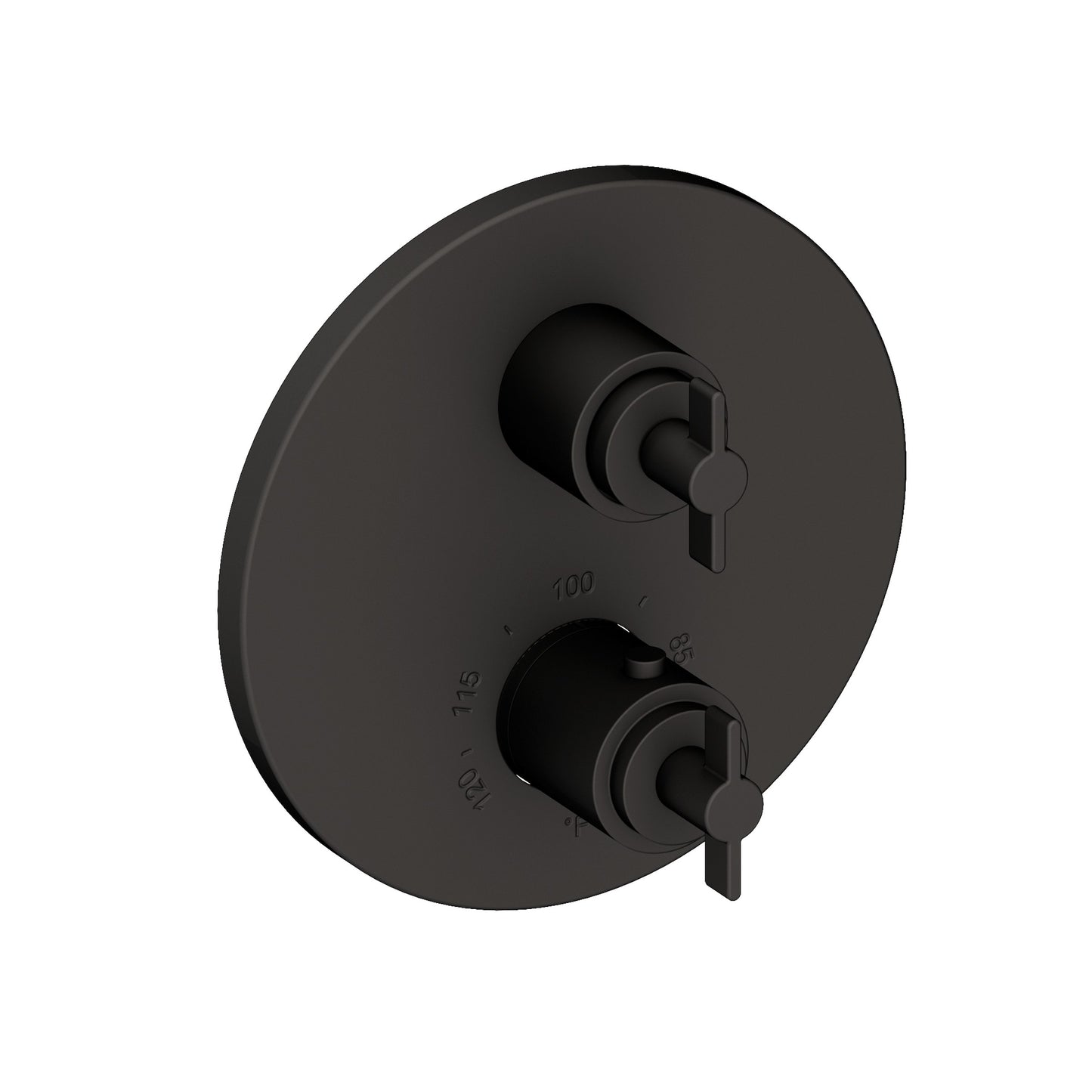 Newport Brass 3-3323TR Tolmin 1/2" Round Thermostatic Trim Plate with Handle