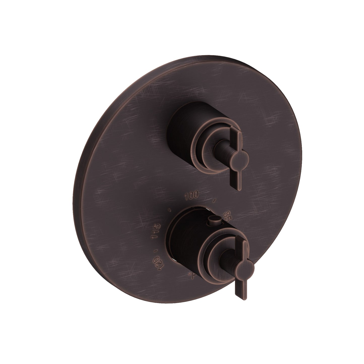 Newport Brass 3-3323TR Tolmin 1/2" Round Thermostatic Trim Plate with Handle