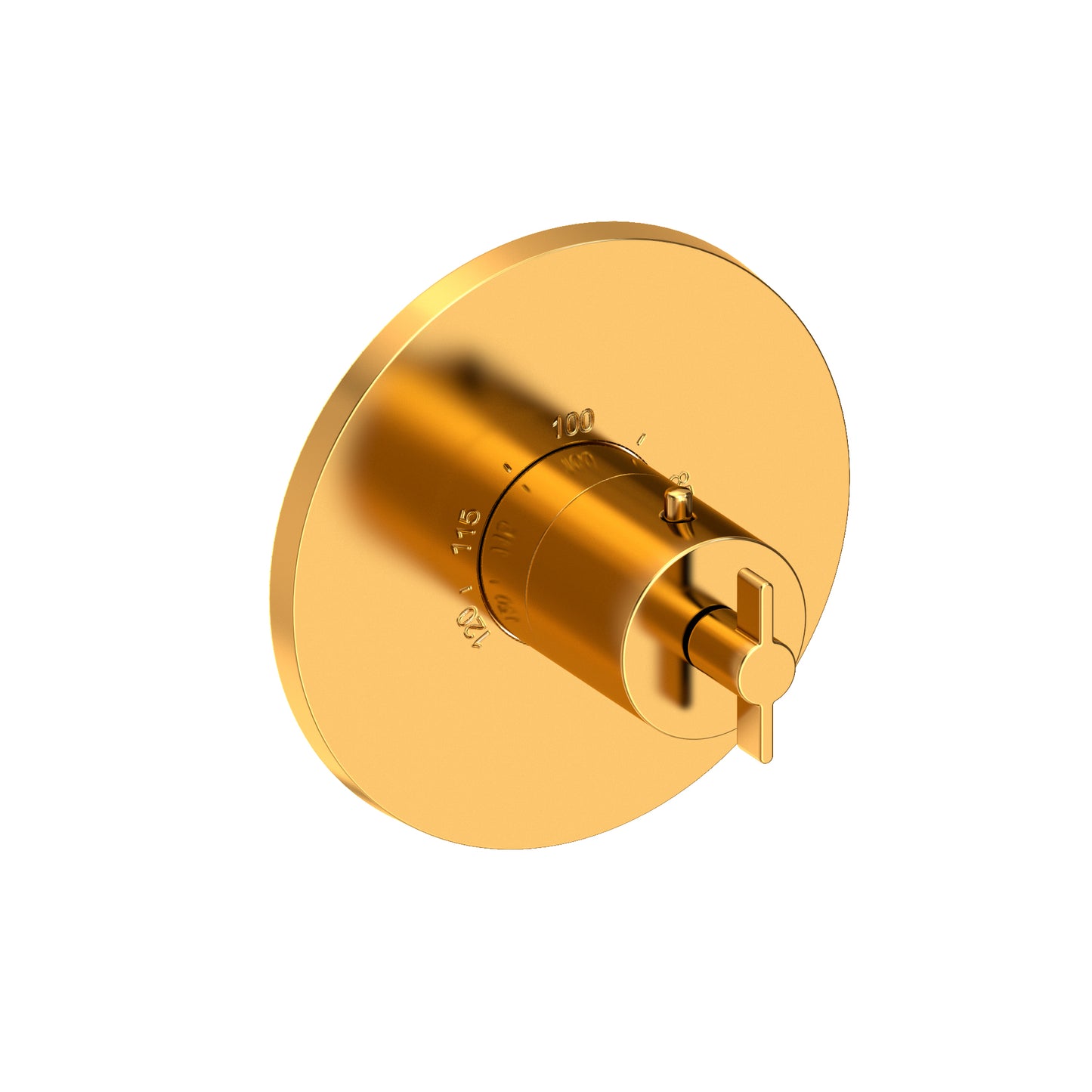 Newport Brass 3-3324TR Tolmin 3/4" Round Thermostatic Trim Plate With Handle