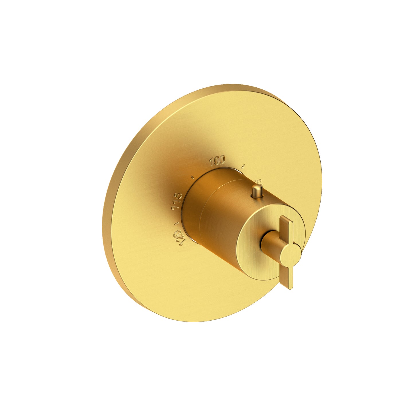 Newport Brass 3-3324TR Tolmin 3/4" Round Thermostatic Trim Plate With Handle