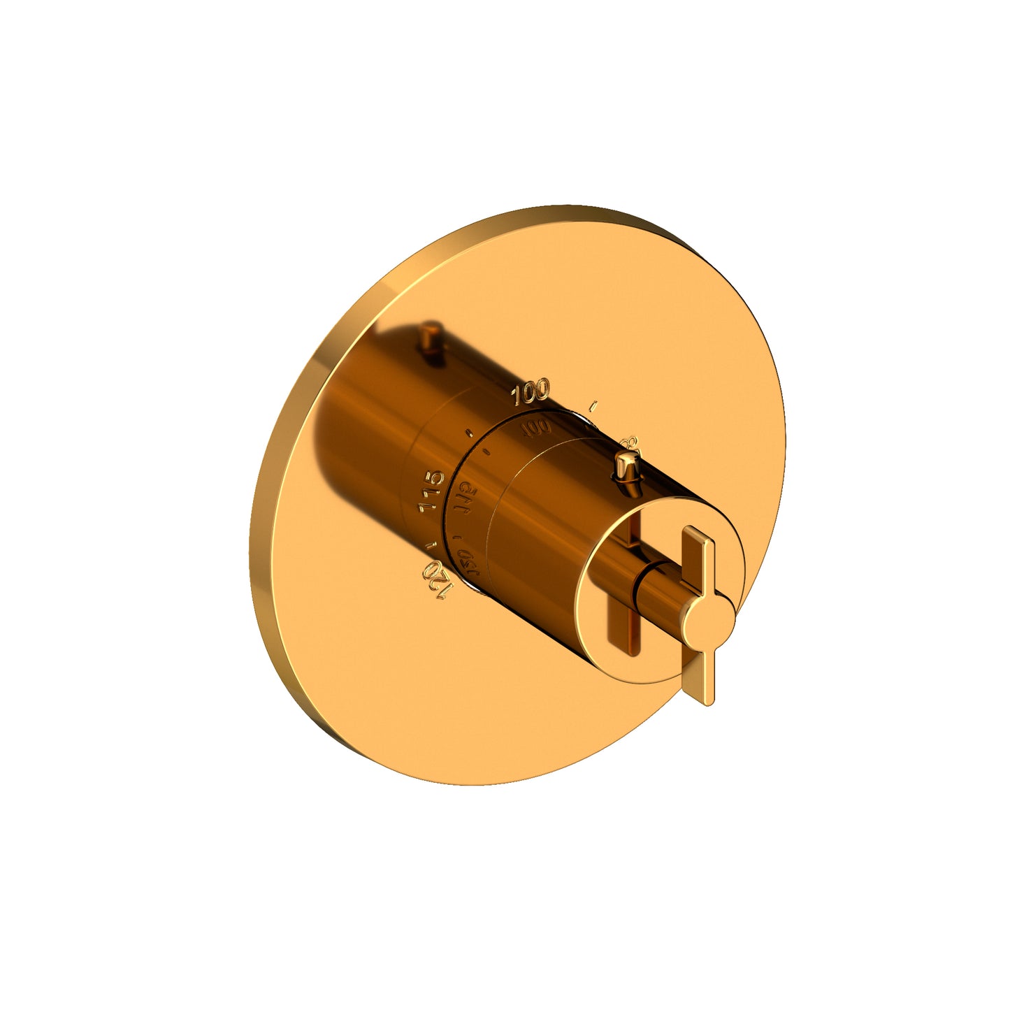 Newport Brass 3-3324TR Tolmin 3/4" Round Thermostatic Trim Plate With Handle