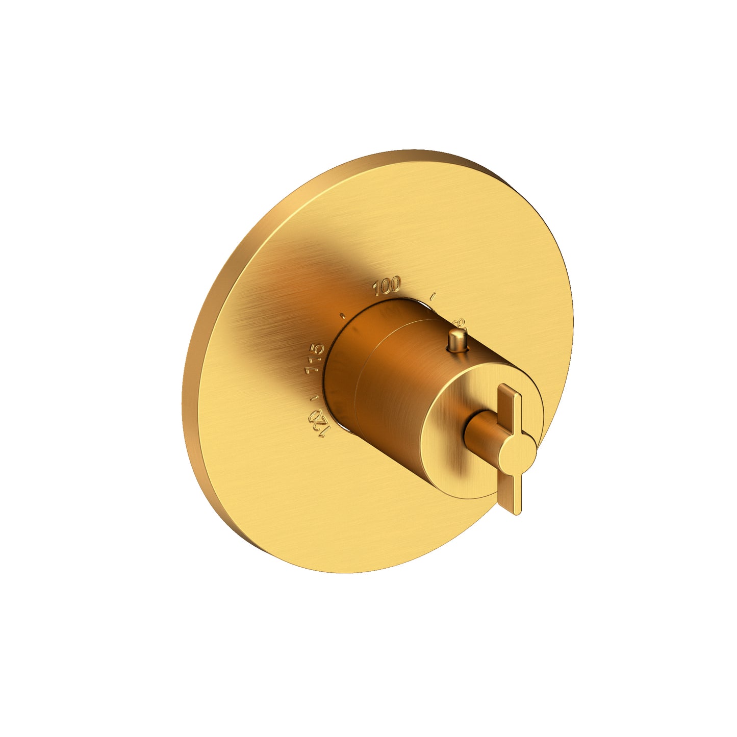 Newport Brass 3-3324TR Tolmin 3/4" Round Thermostatic Trim Plate With Handle