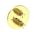 Newport Brass 3-3333TR Tolmin 1/2" Round Thermostatic Trim Plate with Handle