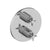 Newport Brass 3-3333TR Tolmin 1/2" Round Thermostatic Trim Plate with Handle