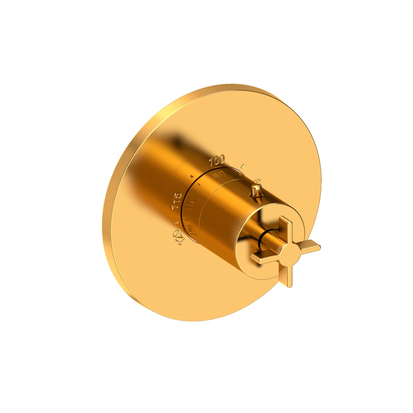 Newport Brass 3-3334TR Tolmin 3/4" Round Thermostatic Trim Plate With Handle