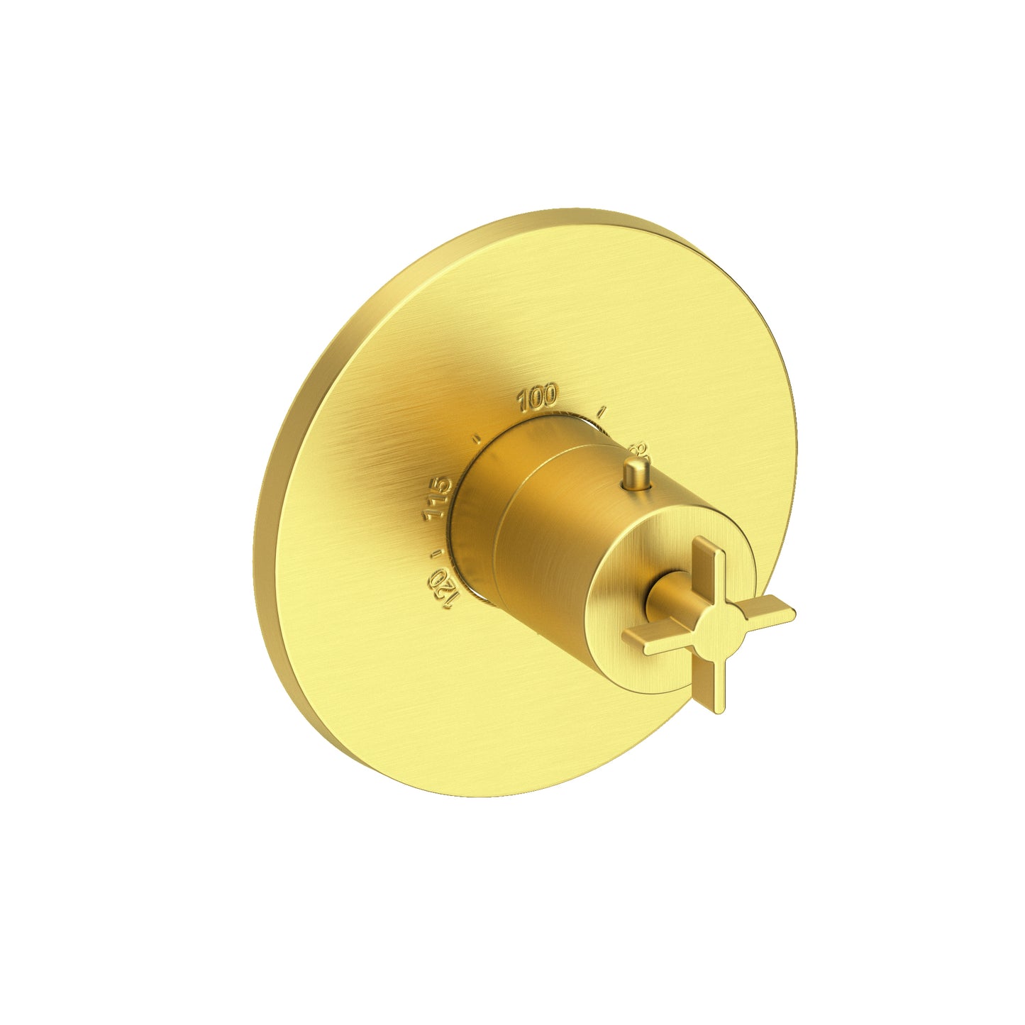 Newport Brass 3-3334TR Tolmin 3/4" Round Thermostatic Trim Plate With Handle