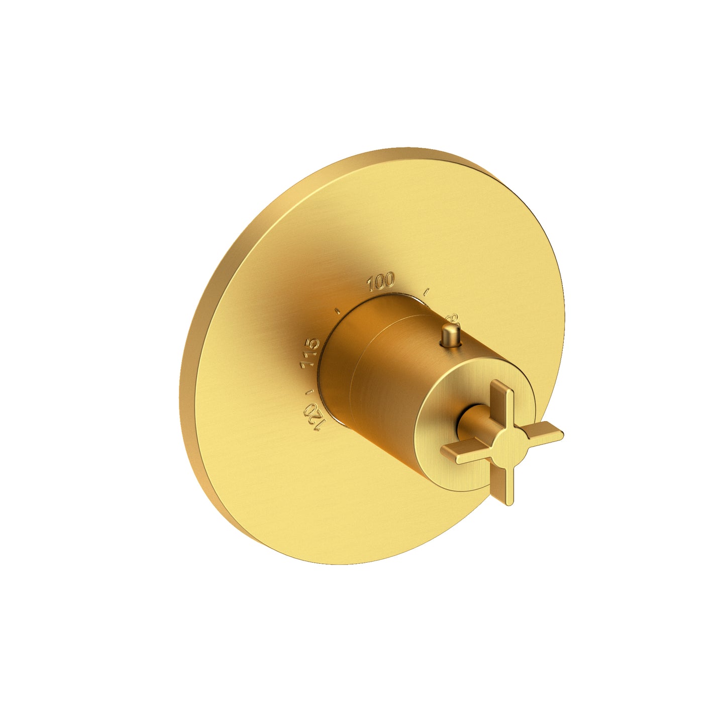 Newport Brass 3-3334TR Tolmin 3/4" Round Thermostatic Trim Plate With Handle