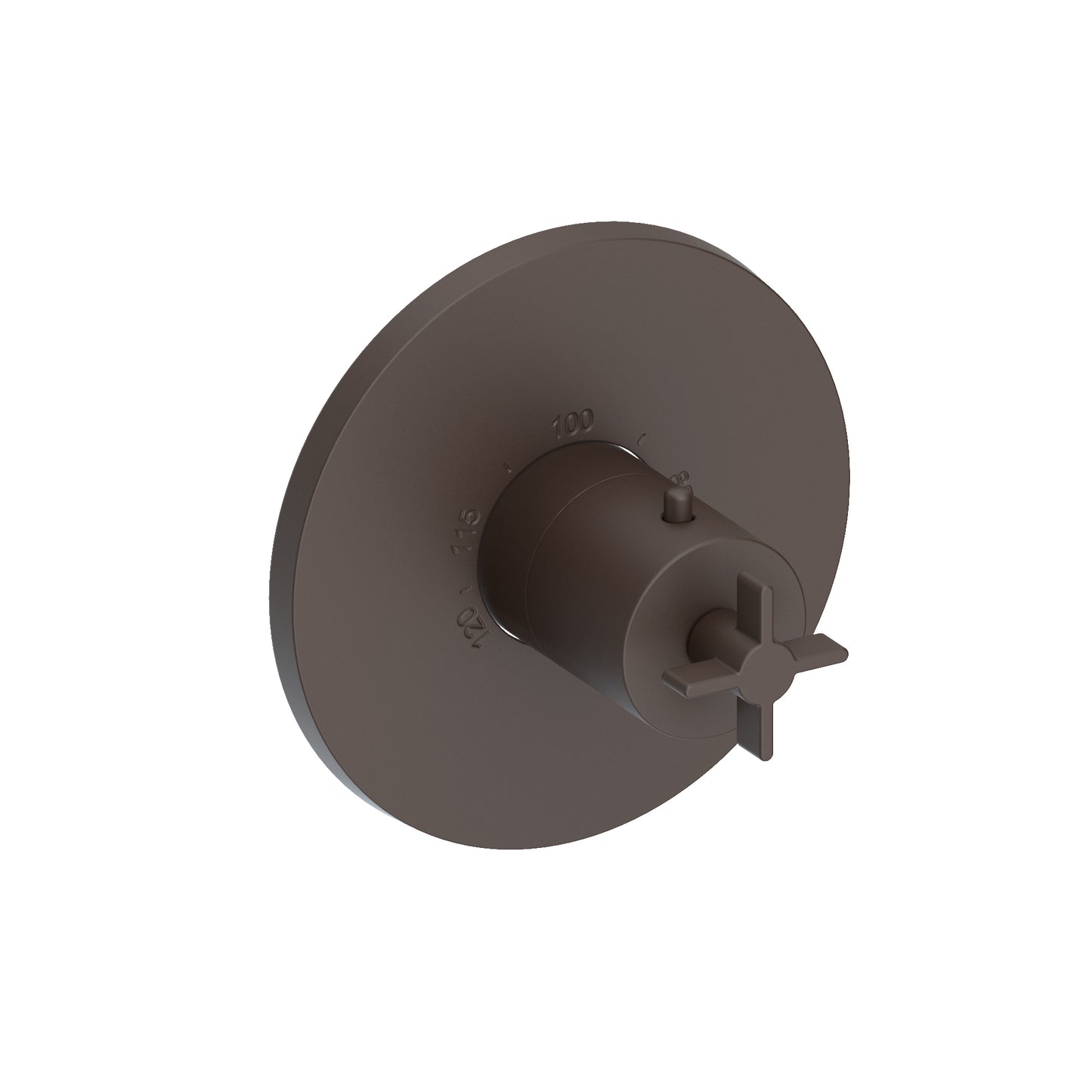 Newport Brass 3-3334TR Tolmin 3/4" Round Thermostatic Trim Plate With Handle