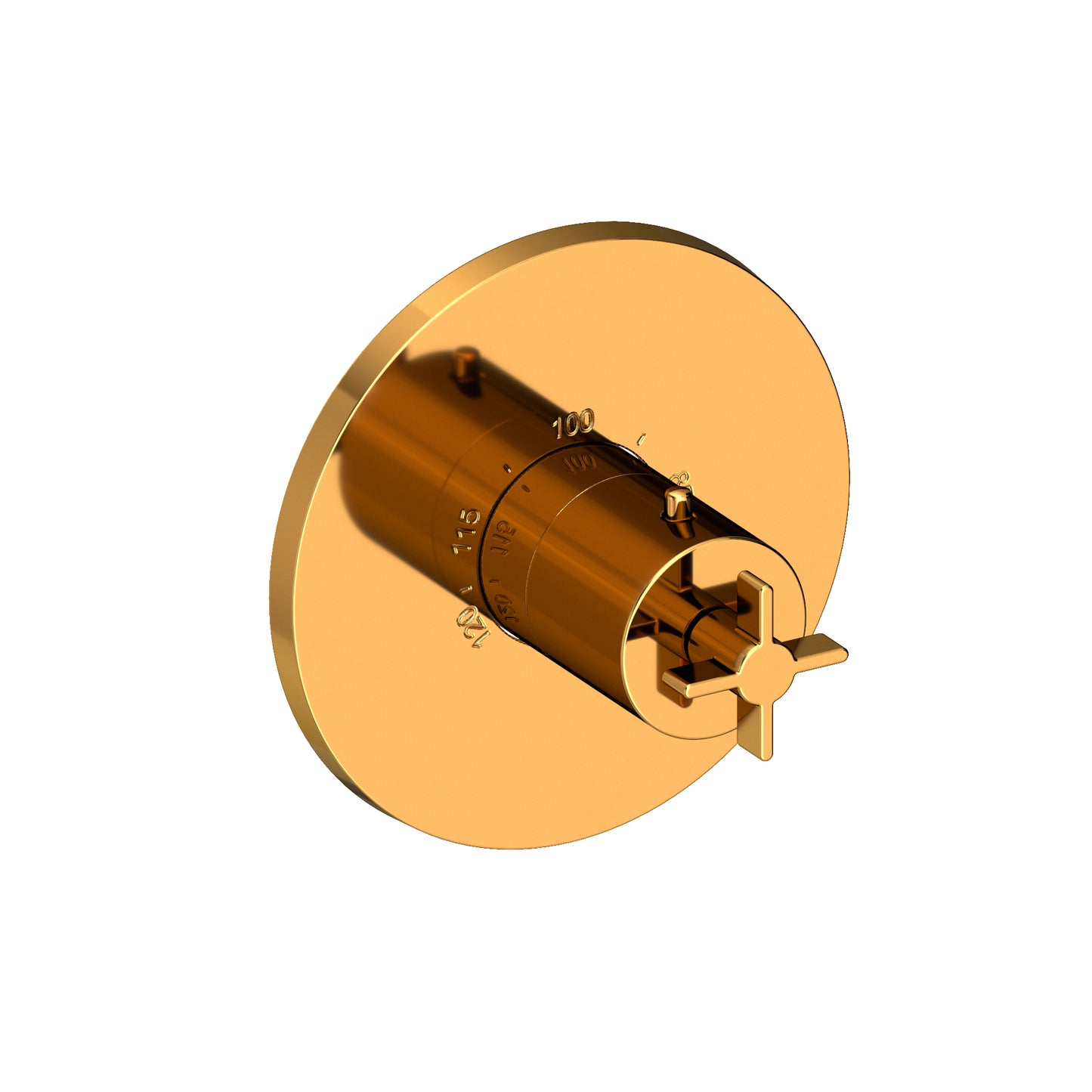 Newport Brass 3-3334TR Tolmin 3/4" Round Thermostatic Trim Plate With Handle