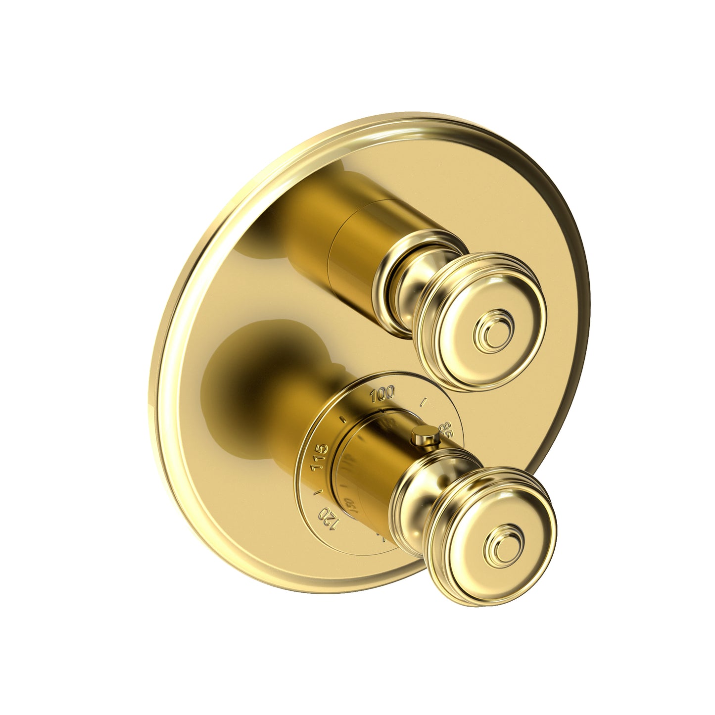 Newport Brass 3-803TR Seaport 1/2" Round Thermostatic Trim Plate with Handle