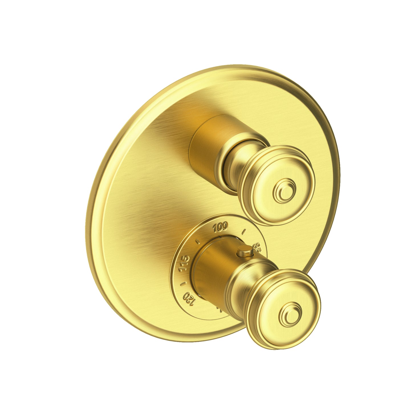 Newport Brass 3-803TR Seaport 1/2" Round Thermostatic Trim Plate with Handle