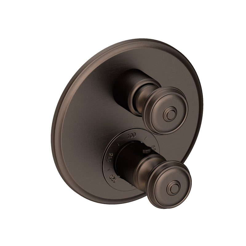 Newport Brass 3-803TR Seaport 1/2" Round Thermostatic Trim Plate with Handle