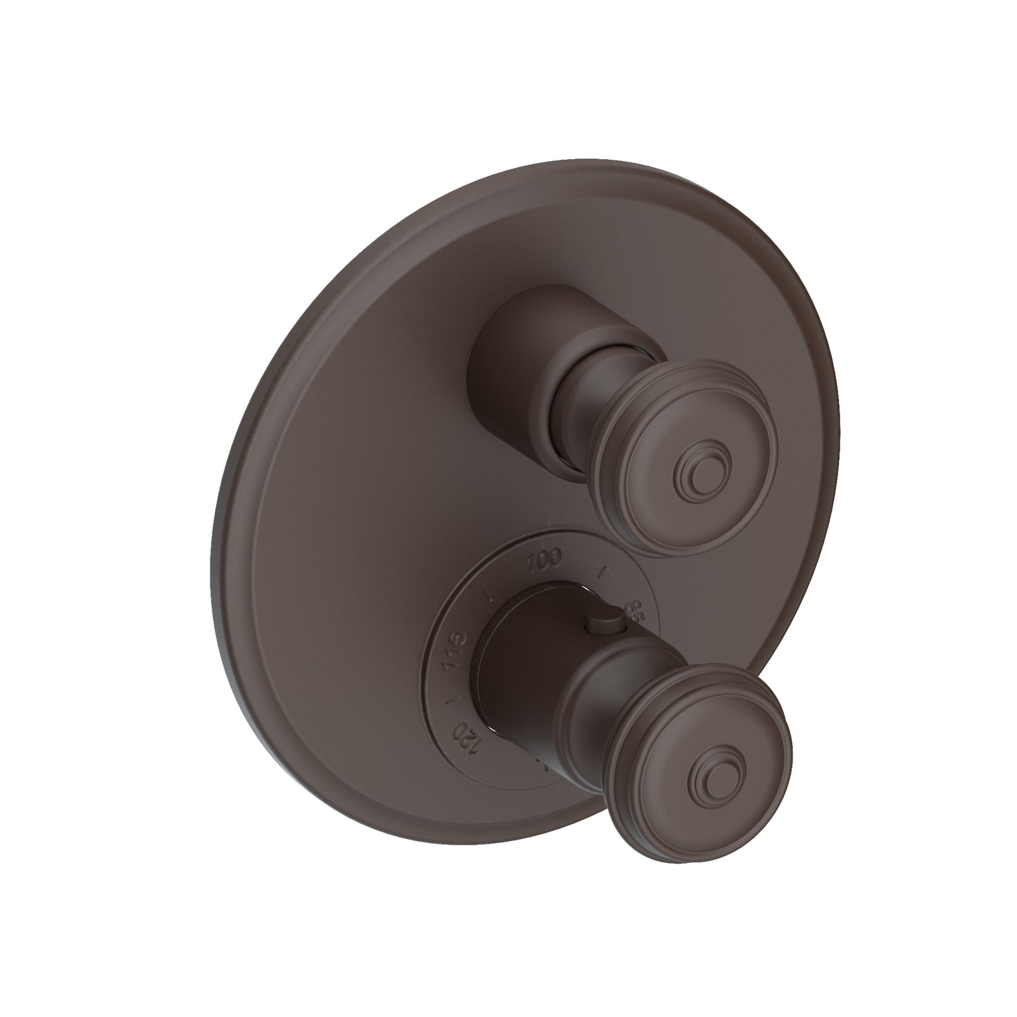 Newport Brass 3-803TR Seaport 1/2" Round Thermostatic Trim Plate with Handle