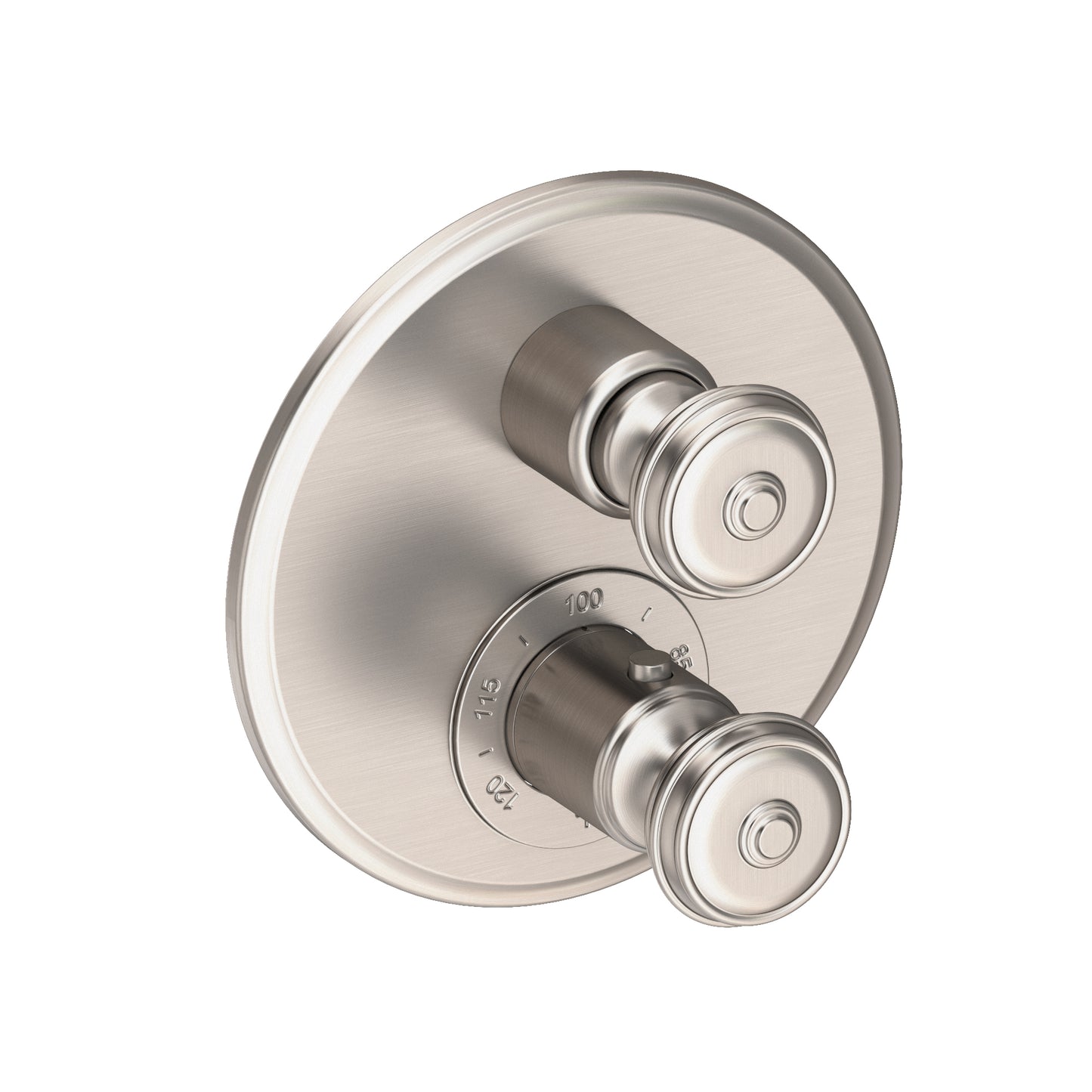 Newport Brass 3-803TR Seaport 1/2" Round Thermostatic Trim Plate with Handle