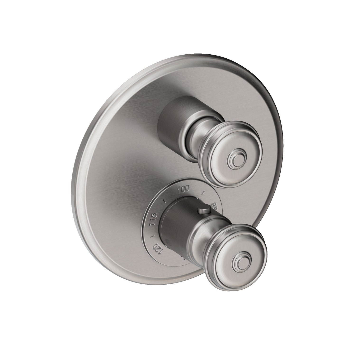 Newport Brass 3-803TR Seaport 1/2" Round Thermostatic Trim Plate with Handle