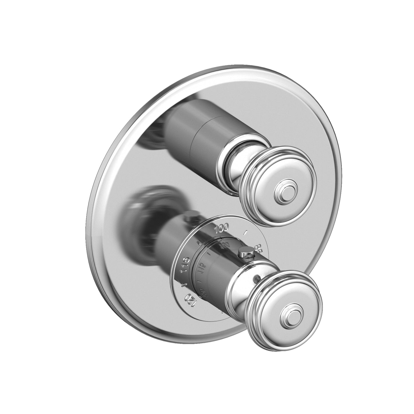 Newport Brass 3-803TR Seaport 1/2" Round Thermostatic Trim Plate with Handle