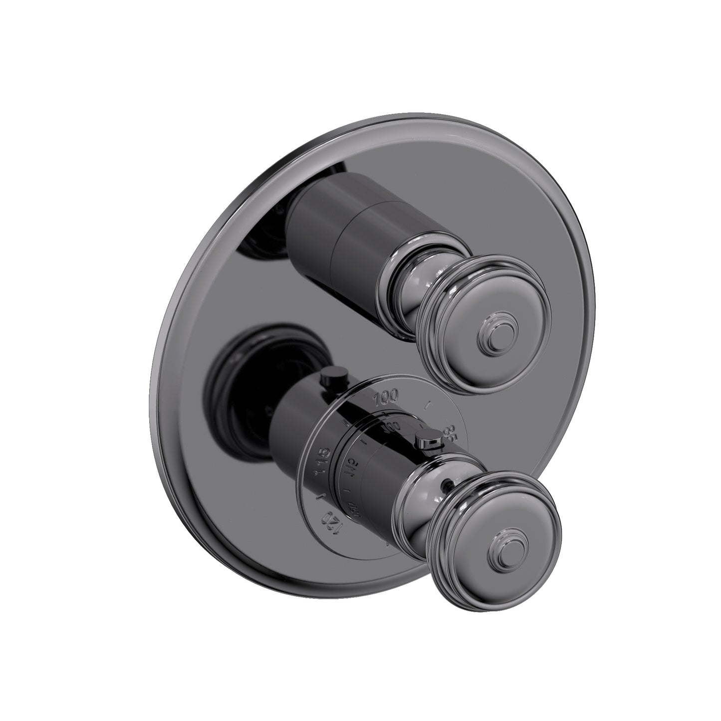 Newport Brass 3-803TR Seaport 1/2" Round Thermostatic Trim Plate with Handle