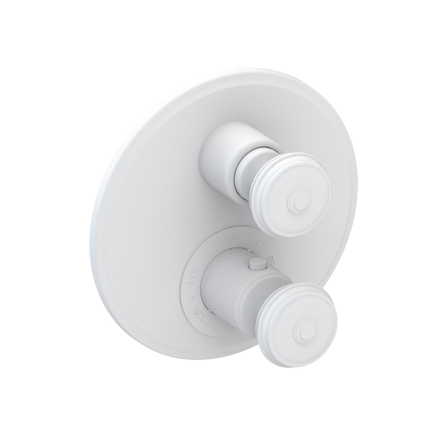 Newport Brass 3-803TR Seaport 1/2" Round Thermostatic Trim Plate with Handle