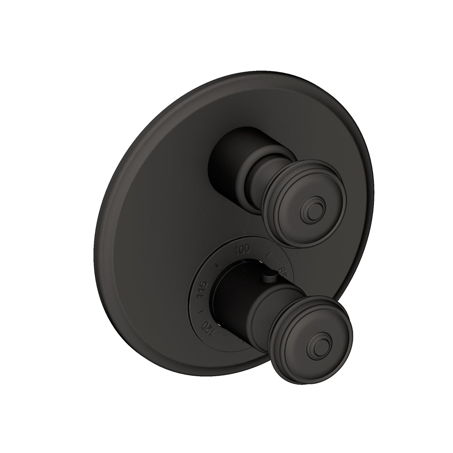 Newport Brass 3-803TR Seaport 1/2" Round Thermostatic Trim Plate with Handle