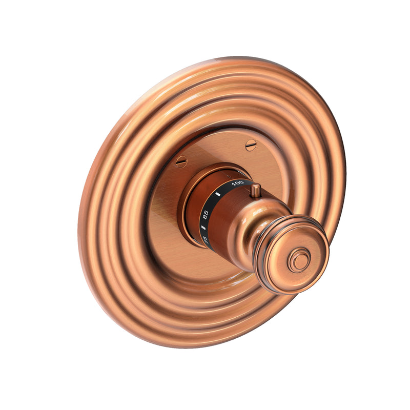 Newport Brass 3-804TR Seaport 3/4" Round Thermostatic Trim Plate with Handle