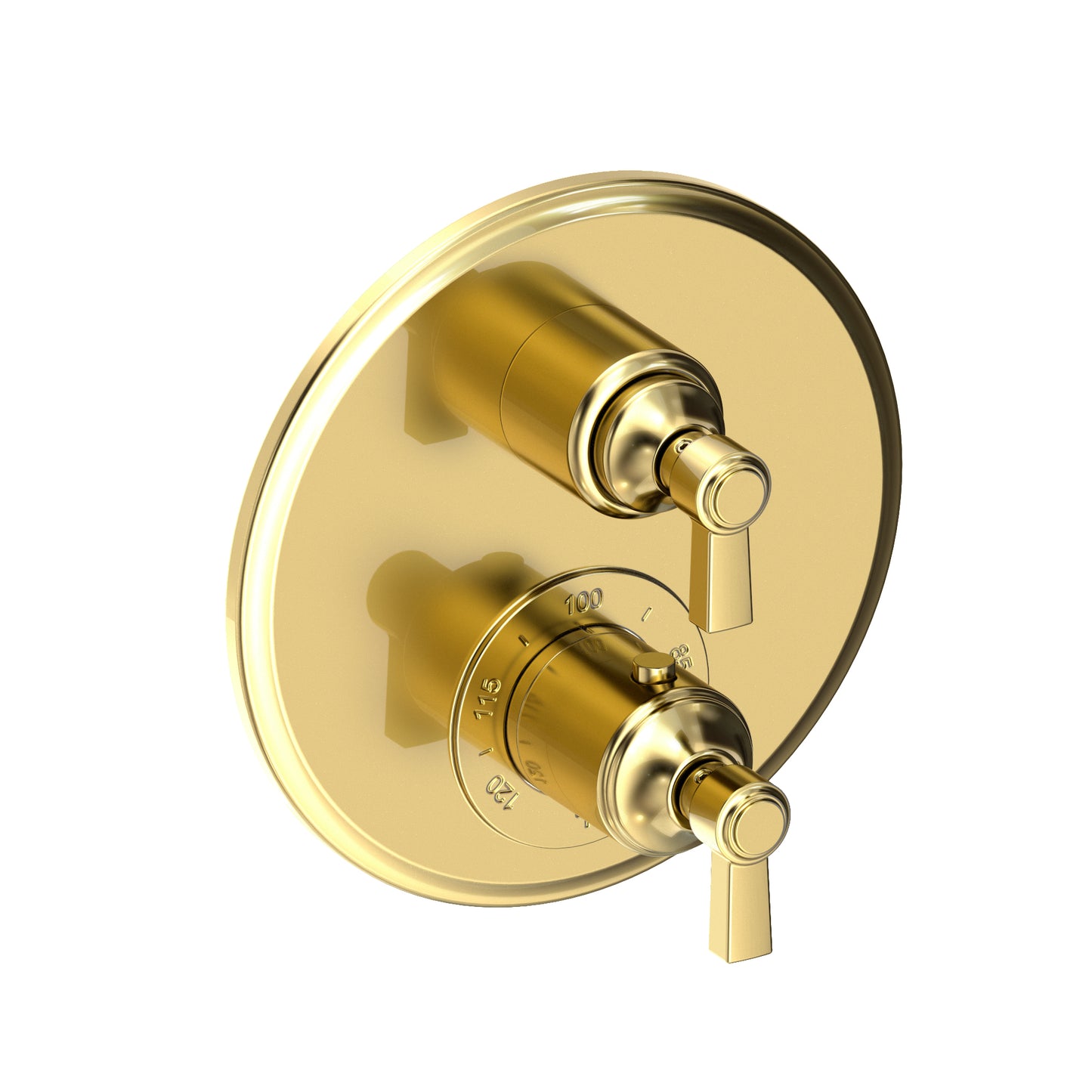 Newport Brass 3-913TR Astor 1/2" Round Thermostatic Trim Plate With Handle