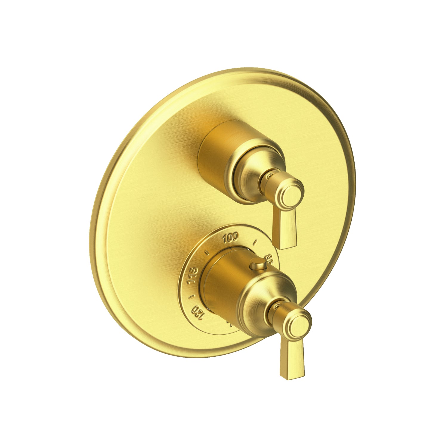 Newport Brass 3-913TR Astor 1/2" Round Thermostatic Trim Plate With Handle