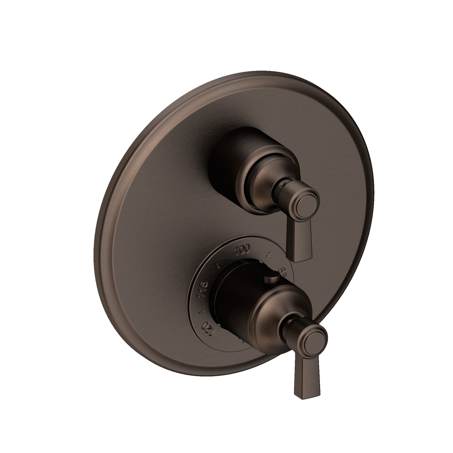 Newport Brass 3-913TR Astor 1/2" Round Thermostatic Trim Plate With Handle