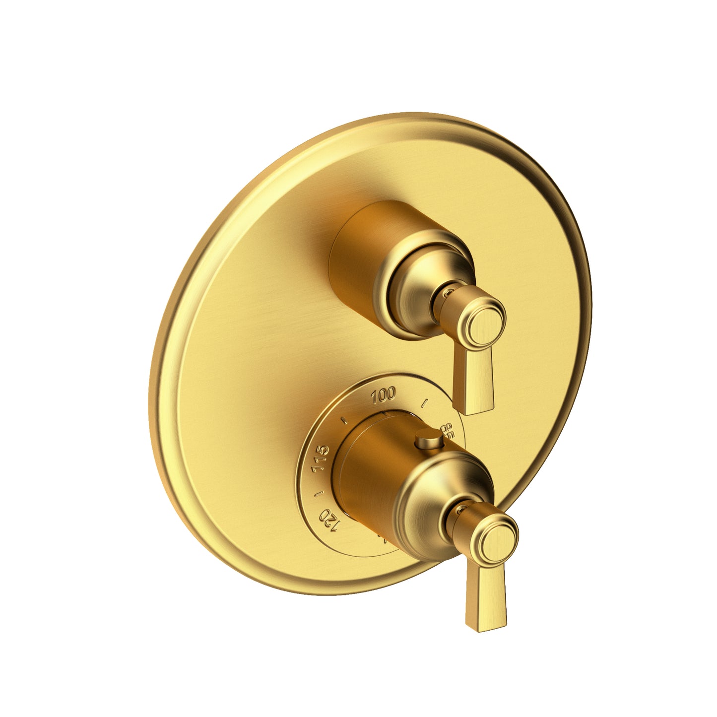 Newport Brass 3-913TR Astor 1/2" Round Thermostatic Trim Plate With Handle