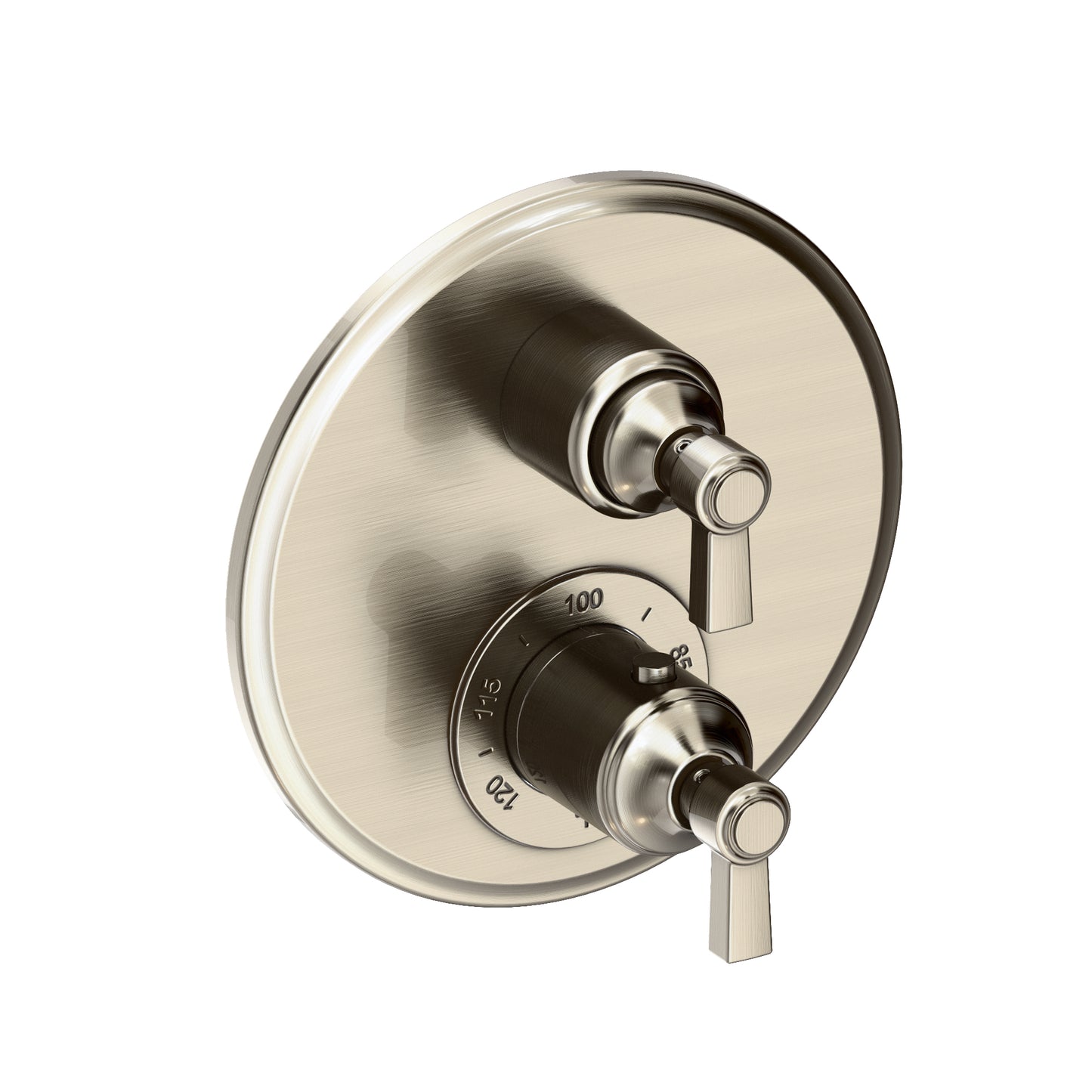 Newport Brass 3-913TR Astor 1/2" Round Thermostatic Trim Plate With Handle
