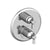 Newport Brass 3-913TR Astor 1/2" Round Thermostatic Trim Plate With Handle
