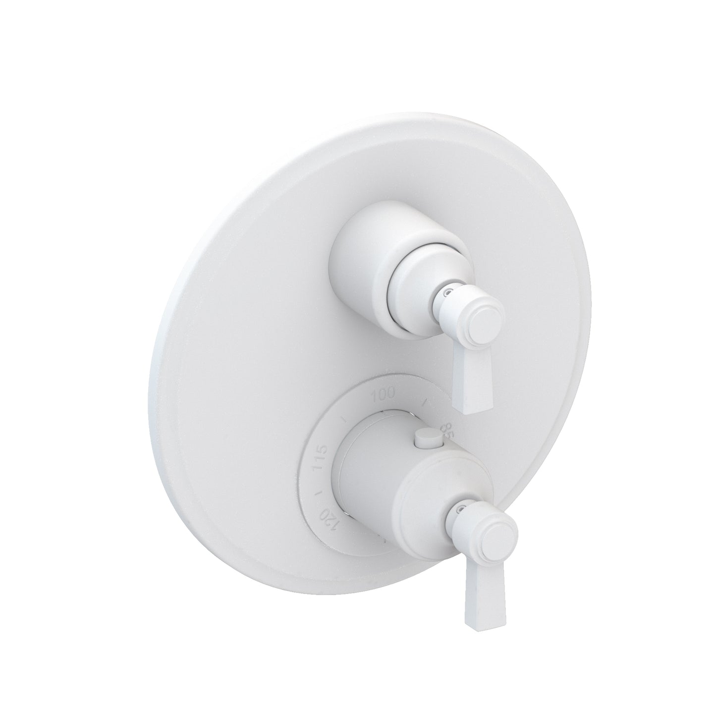 Newport Brass 3-913TR Astor 1/2" Round Thermostatic Trim Plate With Handle