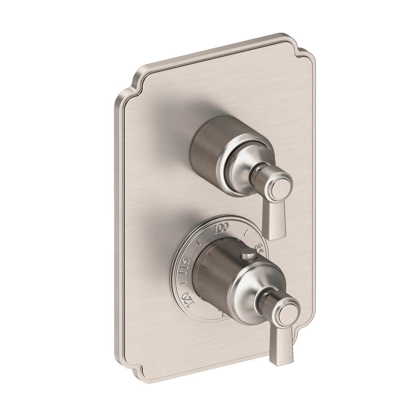 Newport Brass 3-913TS Astor 1/2" Square Thermostatic Trim Plate with Handle