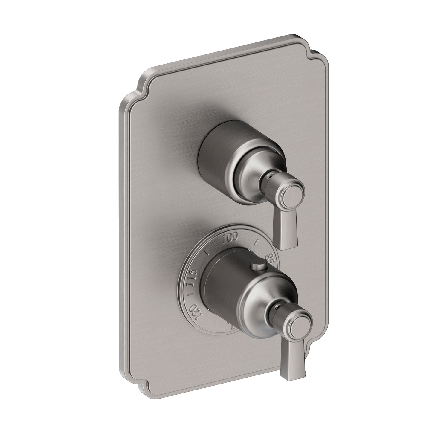 Newport Brass 3-913TS Astor 1/2" Square Thermostatic Trim Plate with Handle