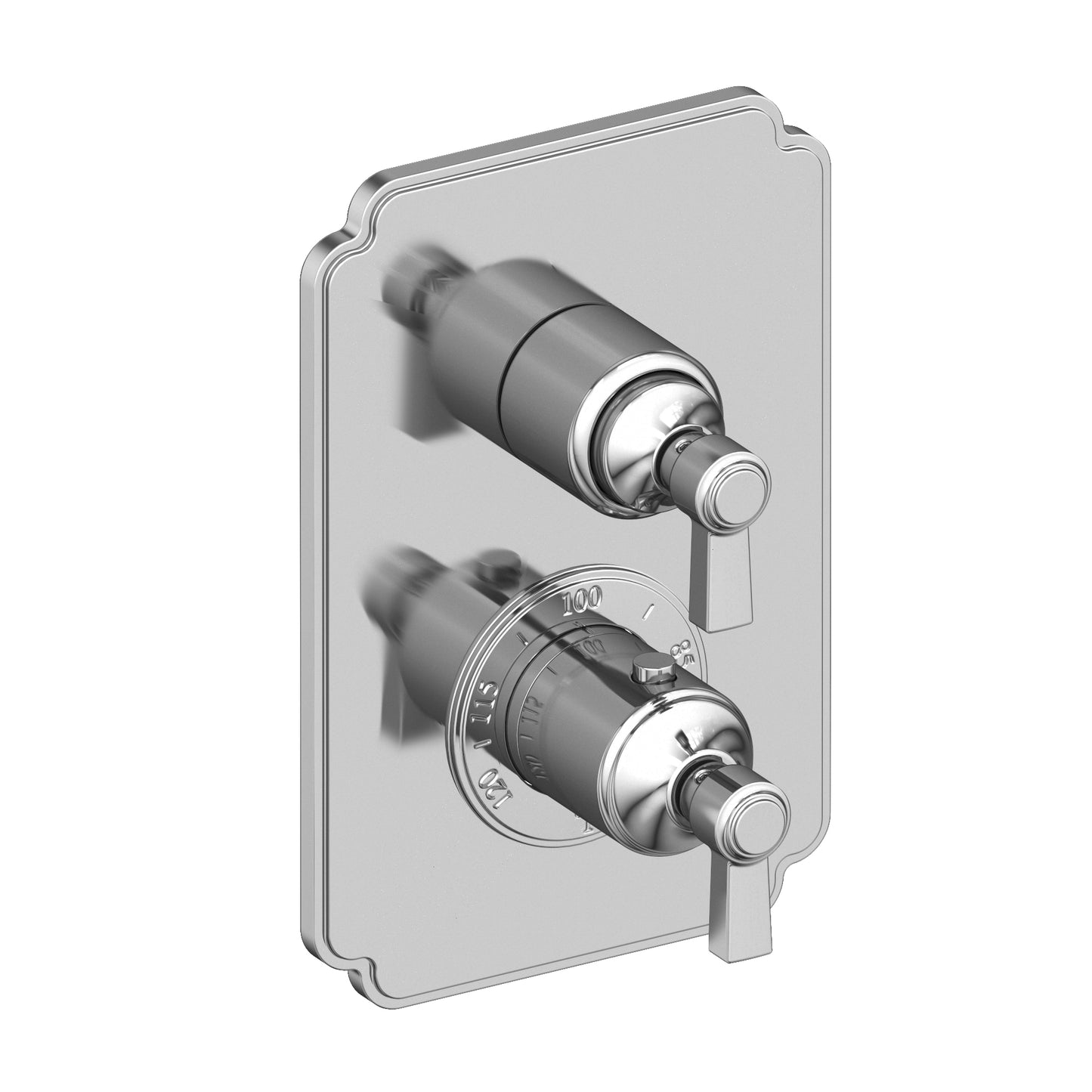 Newport Brass 3-913TS Astor 1/2" Square Thermostatic Trim Plate with Handle