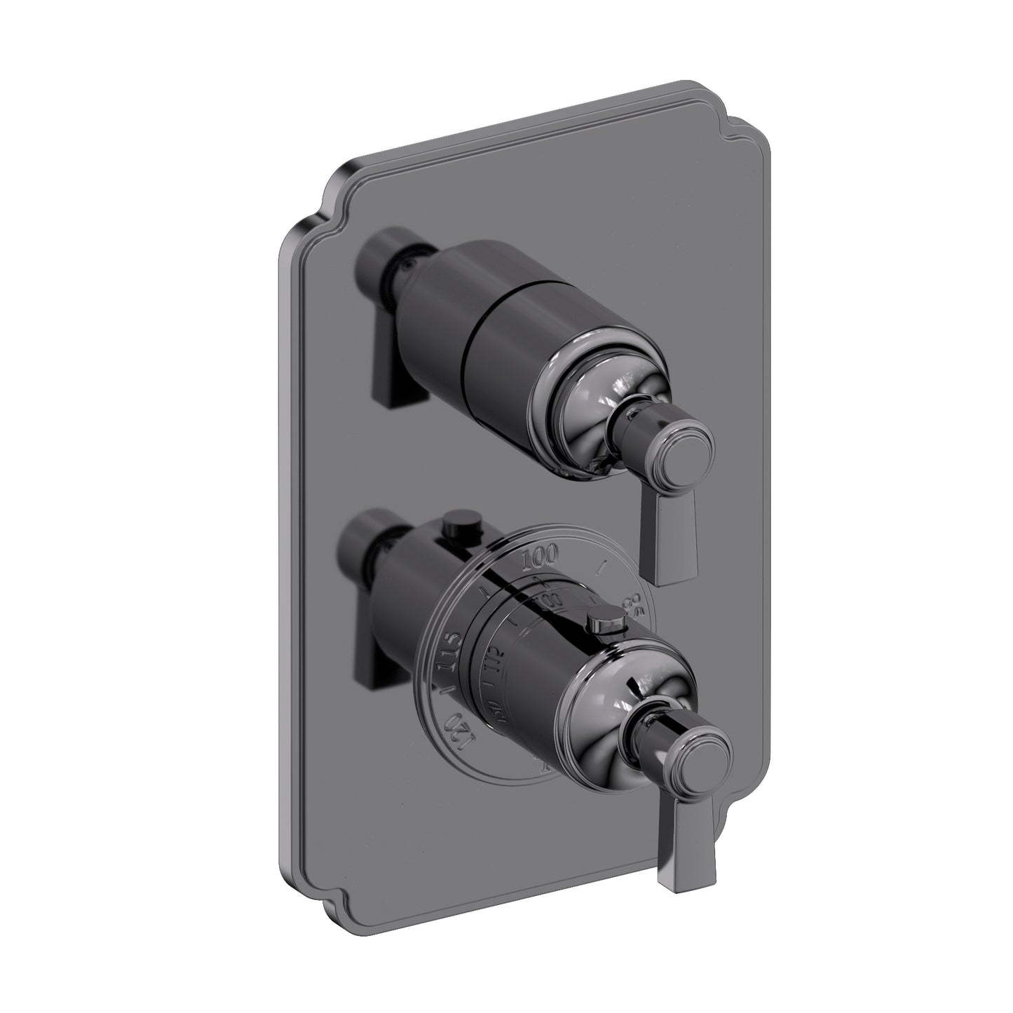 Newport Brass 3-913TS Astor 1/2" Square Thermostatic Trim Plate with Handle