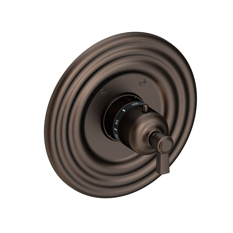 Newport Brass 3-914TR Astor 3/4" Round Thermostatic Trim Plate with Handle