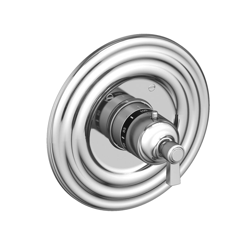 Newport Brass 3-914TR Astor 3/4" Round Thermostatic Trim Plate with Handle