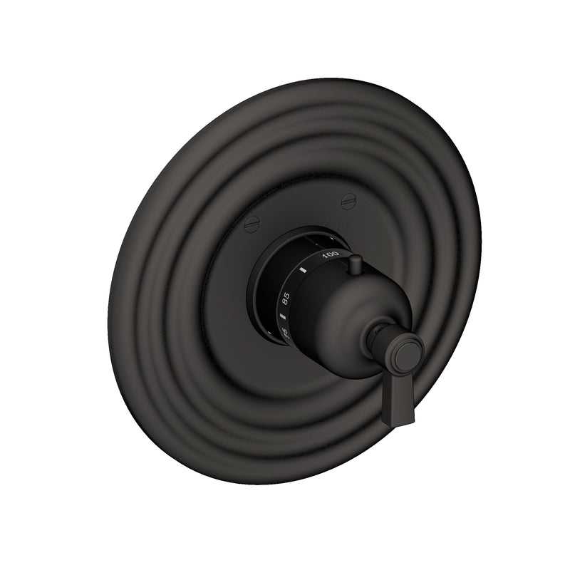 Newport Brass 3-914TR Astor 3/4" Round Thermostatic Trim Plate with Handle